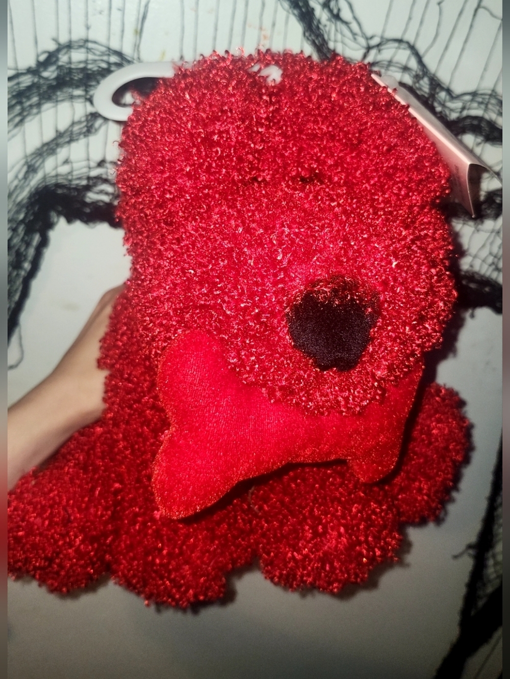 Red Valentine's Day Dog Steffed Animal